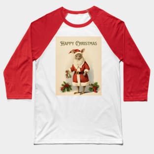 Christmas Kangaroo Baseball T-Shirt